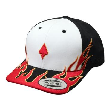 Imagem de Boné Mcd Aba Curva Chamas Snap Flexfit-Masculino