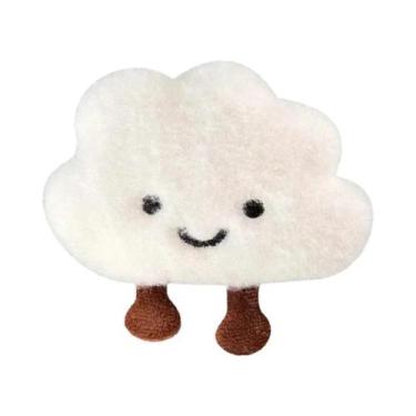 Imagem de Pingente Em Forma De Nuvem, Broche De Pelúcia Fofo, Chaveiro, Charm Pa