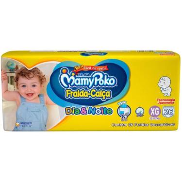 Imagem de MamyPoko Fralda-Calça Dia e Noite XG - 26 Unidades Jumbo, Tam.XG