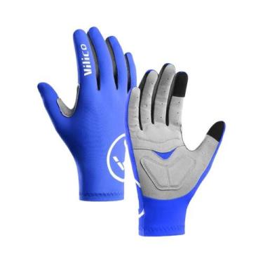 Imagem de Luvas De Ciclismo Unissex Com Tela Sensível Ao Toque, Dedos Completos 