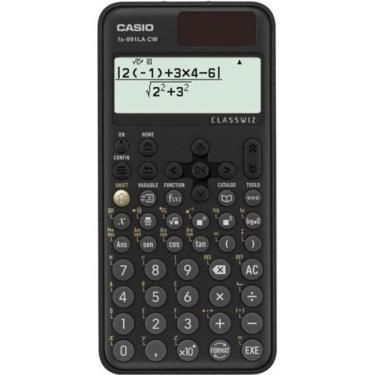 Imagem de Calculadora Científica Casio FX-991LACW Classwiz com Visor de Alta Definição e Planilha Integrada Preto