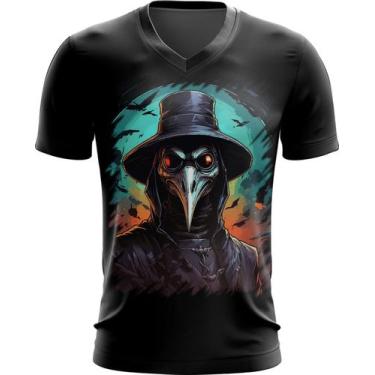 Imagem de Camiseta Gola V Máscara da Peste Negra 4 - Kasubeck Store®, M