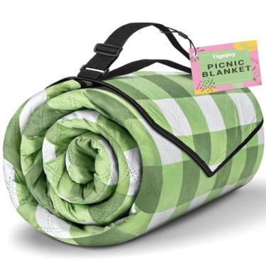 Imagem de Cobertor de piquenique TigeJoy extra grande 203x254 cm impermeável