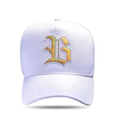 Imagem de Boné BLCK Brasil Aba Curva Snapback Logo Holografic Dourado-Masculino