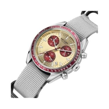 Imagem de Relógio Automático De Luxo Para Homens MEGIR Com Pulseira De Tecido Ca