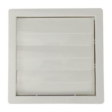 Imagem de Grade Externa Para Saída De Ar Auto Fechante 100mm - ELUMA