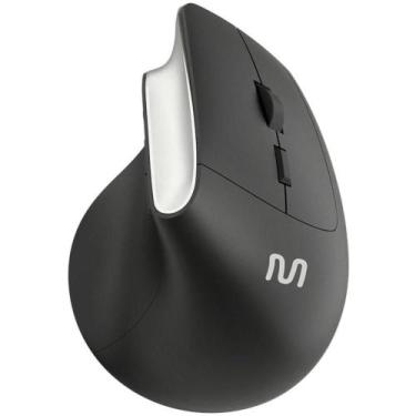 Imagem de Mouse Vertical Sem Fio Ms800 2.4ghz Preto - Mo384 - MULTILASER
