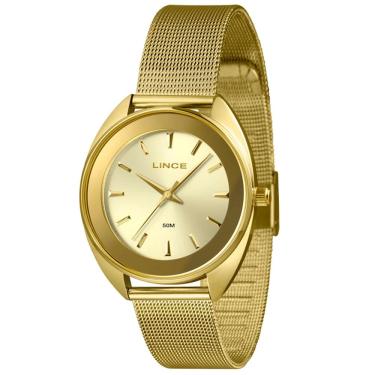 Imagem de Relógio LINCE Urban feminino dourado LRGJ175L38 C1KX