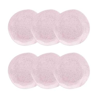 Imagem de Conjunto de 6 Pratos Fundos 22,5cm Ryo Pink Sand - Oxford