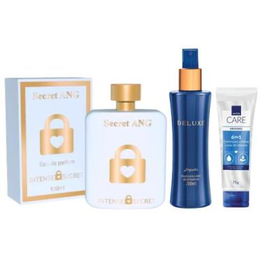 Imagem de Kit Mães Parfum Intense Secret E Splash Deluxe Luva de Silicone - Avon