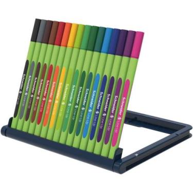 Imagem de Caneta Esferografica LINE-UP 0.4MM Schnieder 16COR Estojo - Compactor