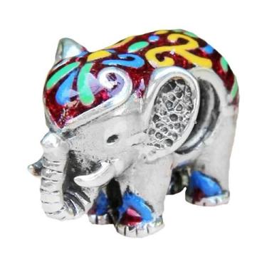 Imagem de Pulseira De Prata Esterlina 925 Com Pingente De Panda, Elefante E Porq
