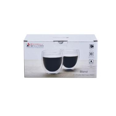 Imagem de 2 Copos com Parede Dupla Blend em Vidro 250ml Maxwell & Williams - Max