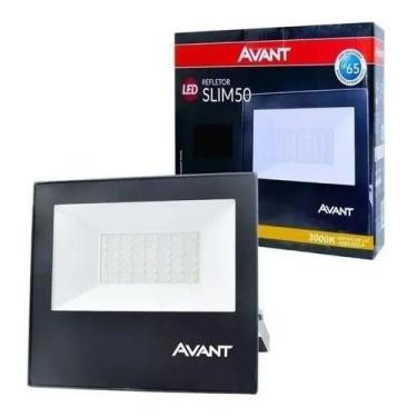 Imagem de Refletor Holofote Led Smd 50w Branco Quente 3000k Bivolt - Avant, Refl