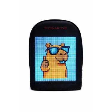 Imagem de Mochila Infantil Escolar LED Gamer com USB Notebook Resistente Persona