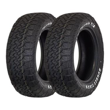 Imagem de Kit 2 Pneus Sunset Aro 18 265/65R18 All-Terrain T/A Letras Brancas 10 Lonas 122/119R