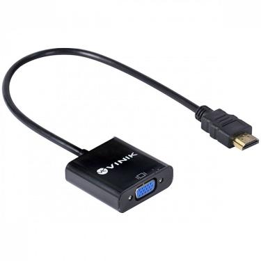 Imagem de Cabo Adaptador/conversor Vinik, Hdmi Macho Para Vga Fêmea, 30cm - 26116
