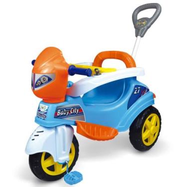Imagem de Triciclo Motoca Baby City Infantil Unissex Colorida Passeio - Maral Br