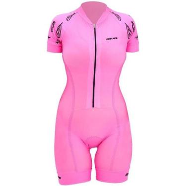 Imagem de Macaquinho Ciclismo HUPI Asas Rosa