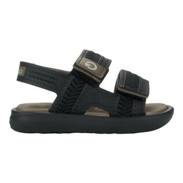 Imagem de Sandália Infantil Menino Cartago Malta VI Casual 12549, Preto, 22