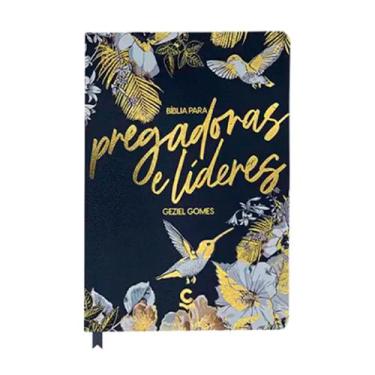 Imagem de Biblia de estudo para pregadoras e lideres g - rc luxo dourada - CENTR