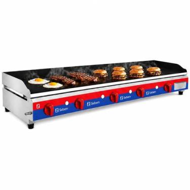 Imagem de Chapa Bife Carne Grossa Profissional Espessura 10mm 1,50M - Sebem