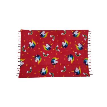 Imagem de Canga de praia Tartaruga/ Borboleta/ Flamingo em viscose - Corpo Doura