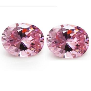 Imagem de 2 Pedras Zircônias Oval Para Pingente Anel Brincos 18 mm x 13 mm Cores