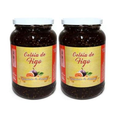 Imagem de Geleia Caseira de Figo 700g Vinícola Masotti - Kit 2 unid