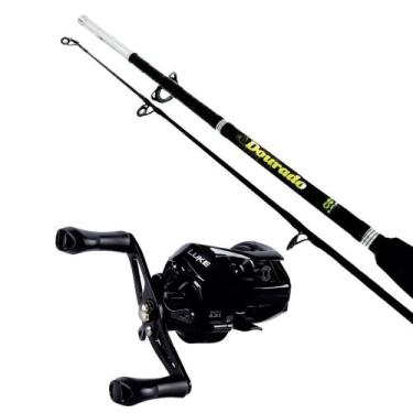 Imagem de Vara Pesca Dourado 1,65m 30lbs + Carretilha Luke Black Direita - Marur