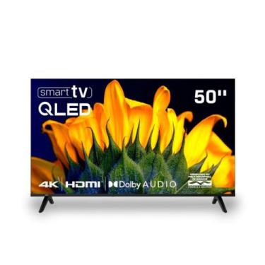 Imagem de Televisão Smart TV HQ 50, 55 ou 65 QLED 4K UHD, Dolby Audio, WiFi, Blu