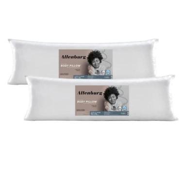 Imagem de Kit 2 Travesseiros de Corpo Grande Body Pillow Microfibra Altenburg An
