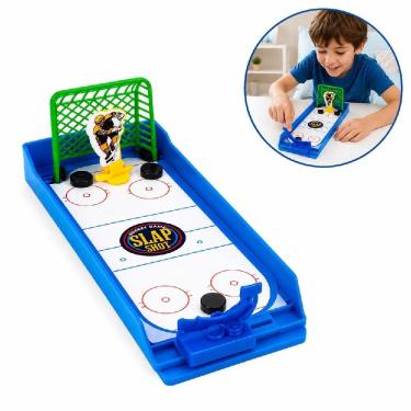 Imagem de Jogo de Mesa Jogo Mesa Hockey no Gelo Tabuleiro Futebol Infantil Dedo Gol Habilidade e Diversão Plástico Resistente
