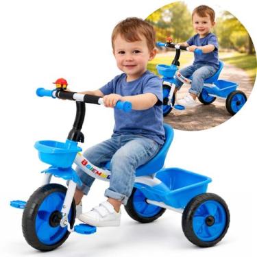 Imagem de Triciclo Infantil Biemme Trike Pedal Com Cesta Menino Menina Suporta 2