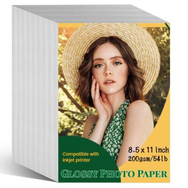Imagem de Papel fotográfico brilhante CXIIPOL 200 folhas 21,5 x 28 cm 200 g/m²