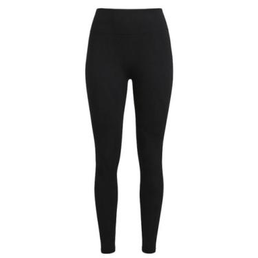 Imagem de Calça Legging Hering Sport SC40 Feminina Sem Costura Canelada Poliamid