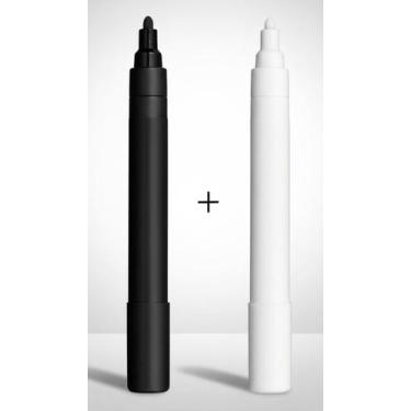 Imagem de Marcador Permanente Ponta Média 1.8-2.5mm Preto e Branco - Congratulat