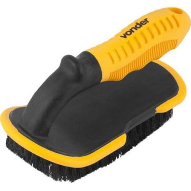 Imagem de Escova para Limpeza de Tapetes e Carpetes Automotivo Cerdas Nylon Vond