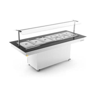 Imagem de New Buffet Restaurante Frio Térmico Para 12 Cubas - REFRIMATE