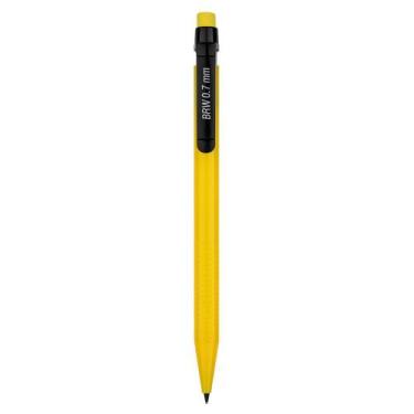 Imagem de Lapiseira Plástica 0,7mm Neon BRW - Grip Ergonômico com Borracha e Cli