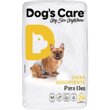 Imagem de Faixa Absorvente Dog's Care Para Eles 24 Unidades - Tam. M