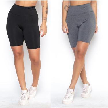 Imagem de Kit 2 Bermuda Fitness Academia Feminina-Feminino