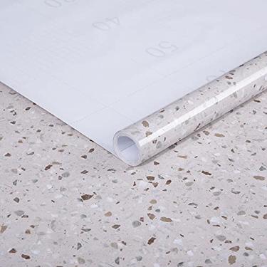 Imagem de WSWJDW Adesivos de parede Móveis de sala de estar Mesa de trabalho à prova de água, vinil, vinil, papel de contato autoadesivo, cor sólida, decoração da casa, 2,60 cm x 2 m