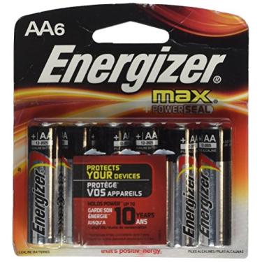 Imagem de Energizer 06470 - Pilha AA 1,5 volts Max Bateria (pacote com 6) (E91BPF-6)