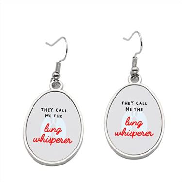 Imagem de Brinco de sussurro de pulmão – Brincos pendentes para meninas – Presente de festa de aniversário dos namorados