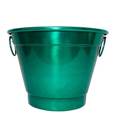 Imagem de Balde de Gelo e Cerveja Térmico em Alumínio 6,5L Bbq - Verde Green
