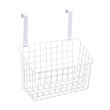 Imagem de Baoblaze Organizador de Armário de para Tábuas de Corte Sobre O Armário Organizador de Porta de Parede Suportes de de Rack para, BRANCO