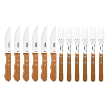 Imagem de Jogo de Talheres Jumbo Para Churrasco - 12 Peças - Tramontina