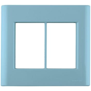 Imagem de Placa 6 Postos 4x4 Tramontina Giz Azul Jeans Tramontina