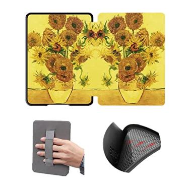 Imagem de Capa de silicone de 16 cm para Kindle Paperwhite 11ª geração 2021 apenas, capa protetora com despertar/hibernação automática e alça de mão